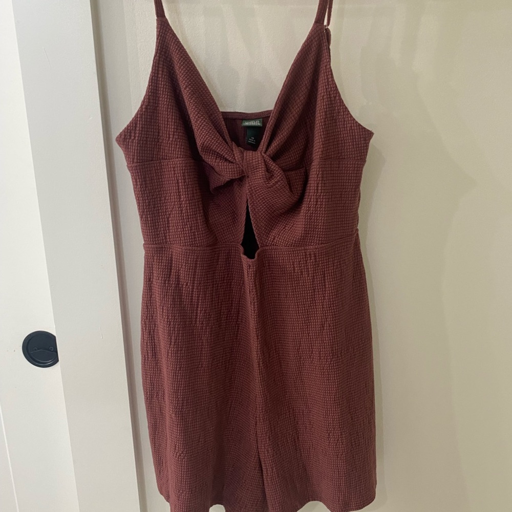 Wild fable burgundy romper